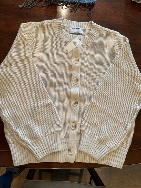 Old Navy Sweaters - Old Navy Women's Cream Button-Up Textured Cardigan
